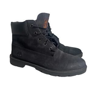 Timberland Waterproof Black Boots Bootie Boys 7 / Women’s 9 Classic 6-Inch 10910